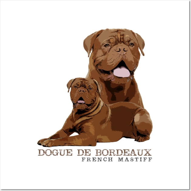 Dogue de Bordeaux Wall Art by Nartissima